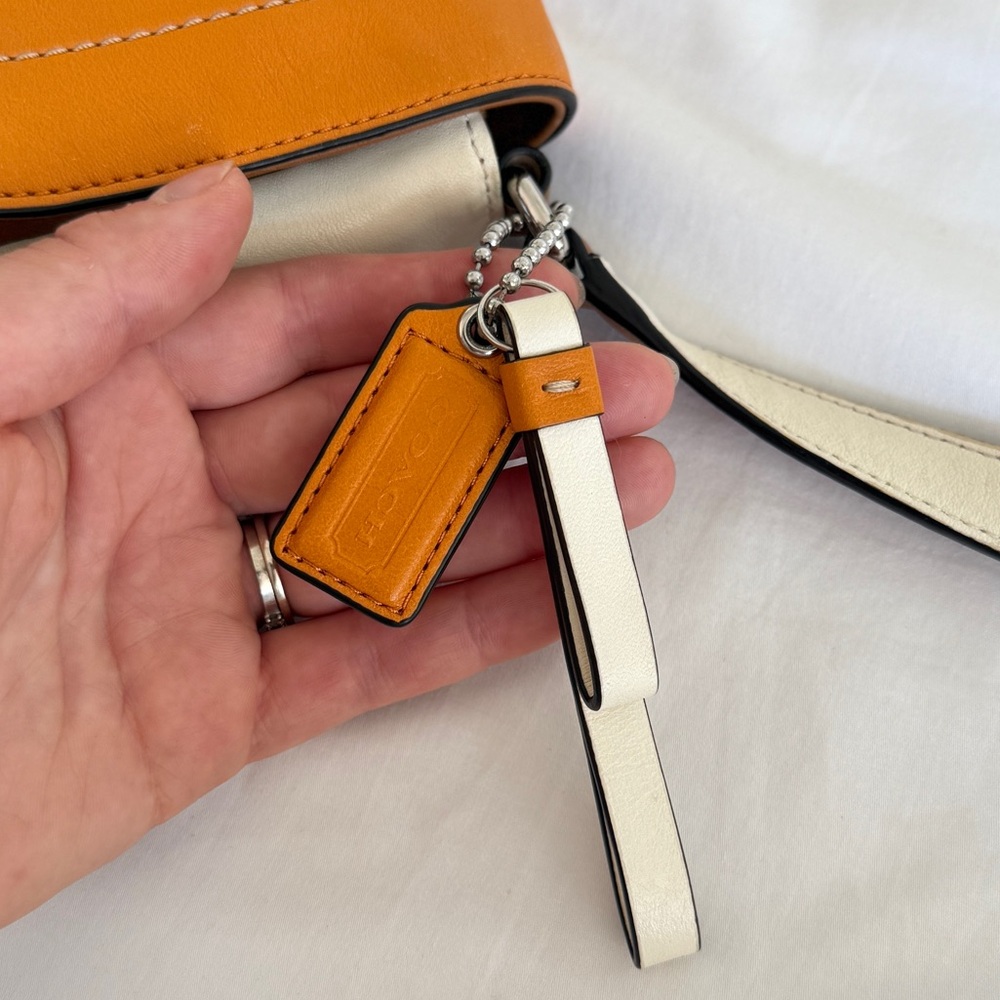 Coach Timeless Tan and Brown Leather Crossbody Bag - Picture 16 of 16